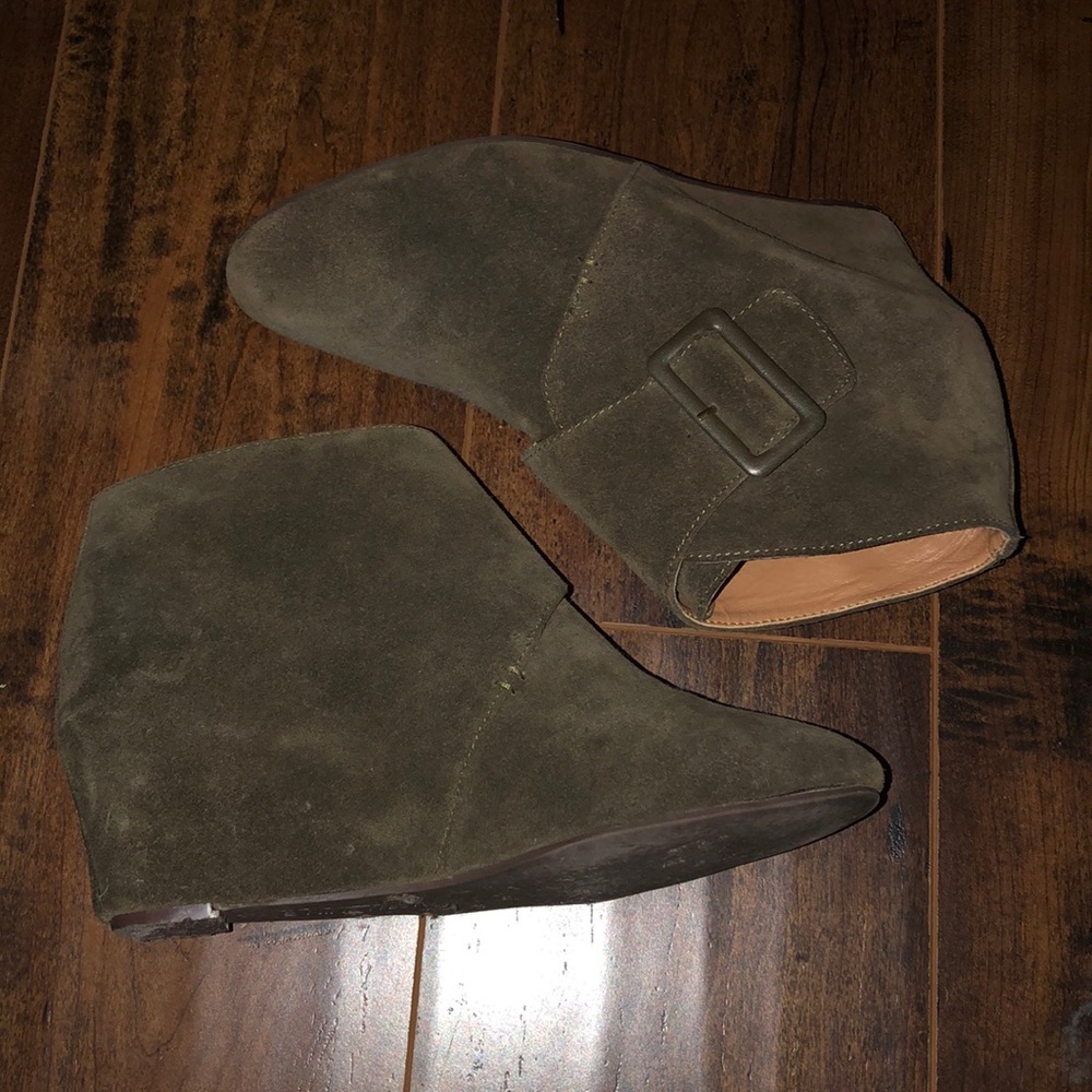 Olive Ankle Boots